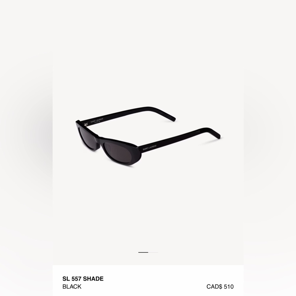 Yves Saint Laurent Black Sunglasses